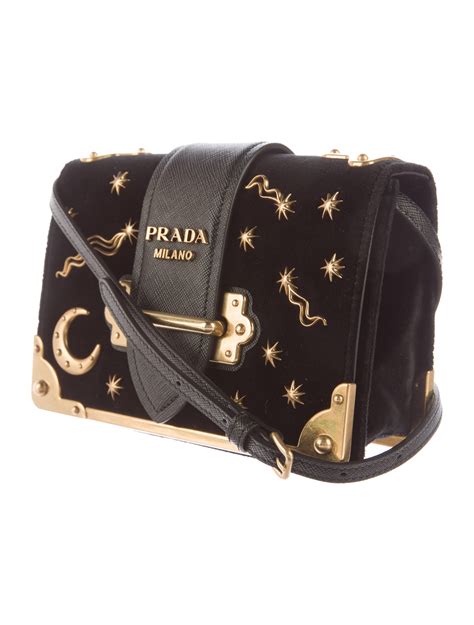 prada astrology shoulder bag.